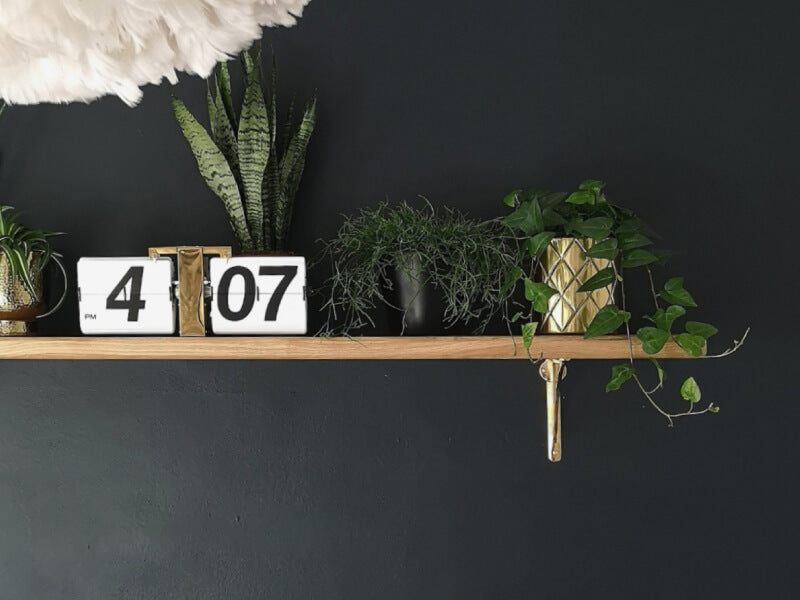 Rustic Oak Floating Shelf *Aged* - Light Finish
