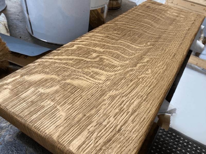 Rustic Oak Floating Shelf *Aged* - Rugger Brown Finish