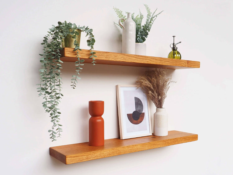 Solid Oak Shelves