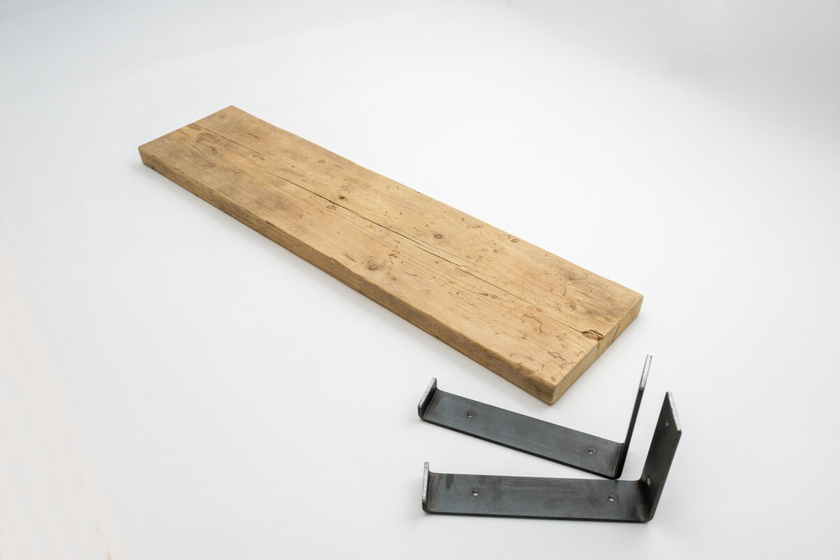 Scaffold Board Shelf Reclaimed 22cm x 4cm