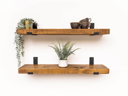 Rustic Bracket Shelf - Rugger Brown