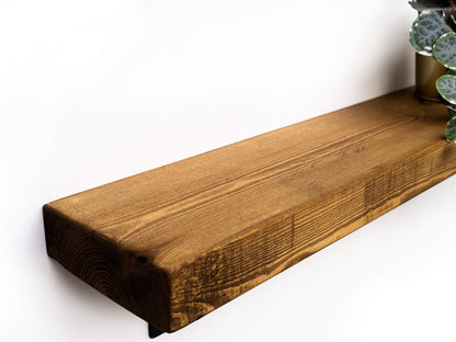 Rustic Bracket Shelf - Rugger Brown