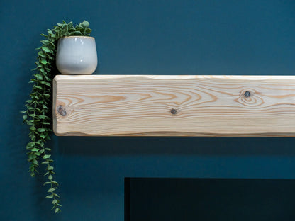 Rustic Mantel Aged - White Finish