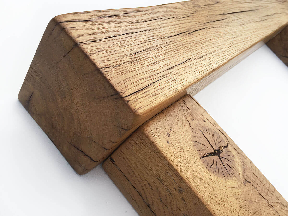 Oak Beam Surround - Danish Oil