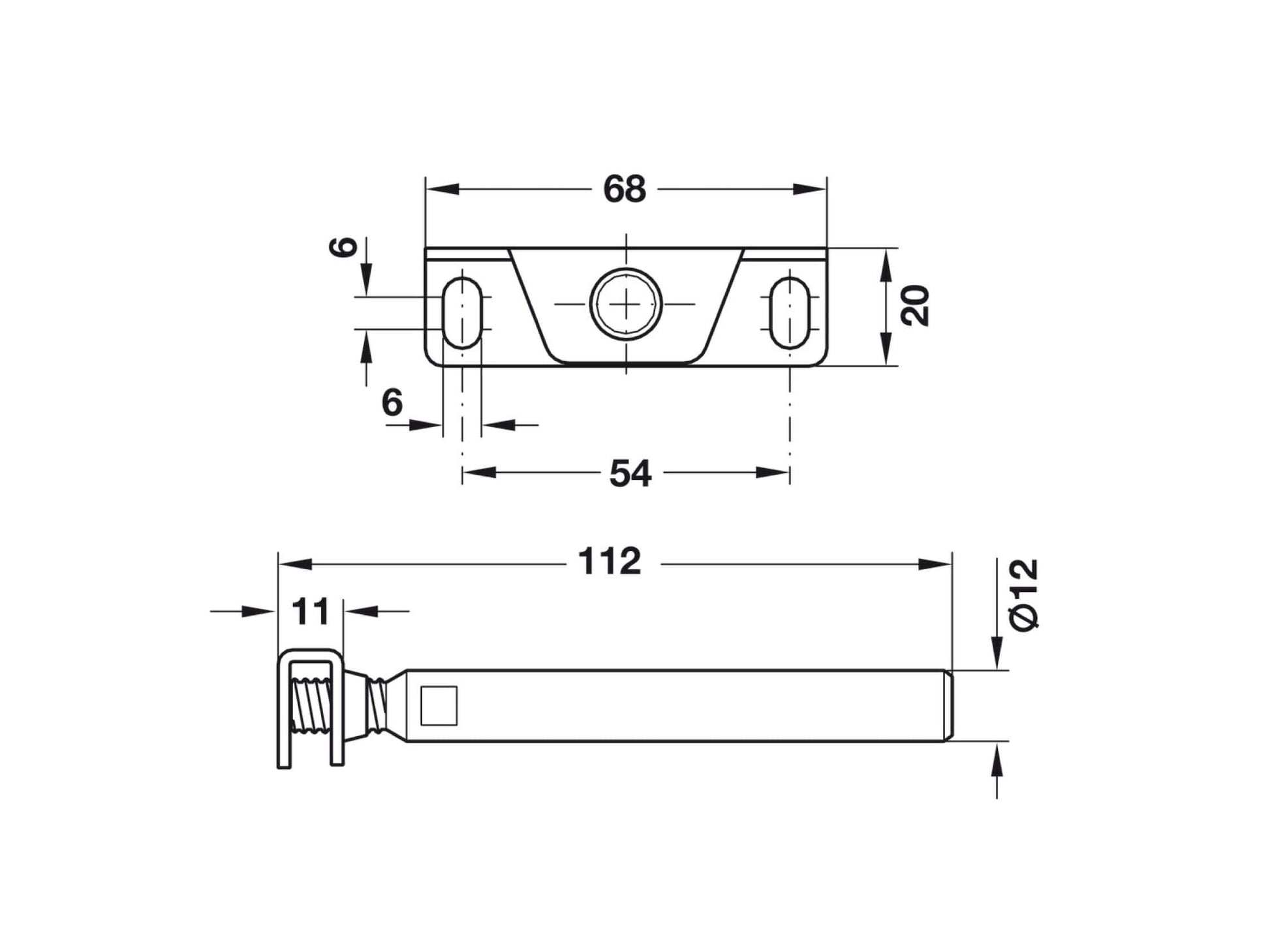 Floating shelf brackets for timber or masonry walls