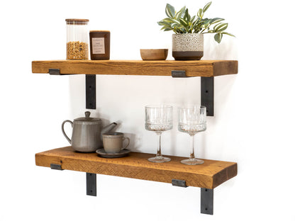 Rustic Bracket Shelf - Rugger Brown