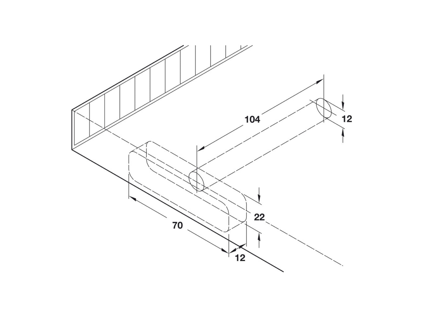 Floating shelf brackets